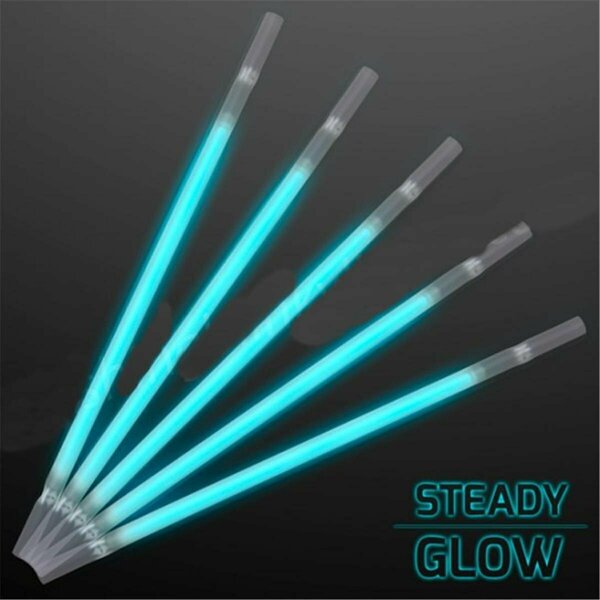 Surprise Turquoise Glow Drinking Straws, 25PK SU3342551